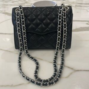 Rebecca Minkoff “Affair” Quilted Black Leather Bag—Crossbody/Shoulder—Like New!